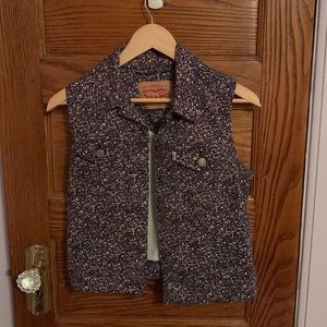 Levi spatter denim vest